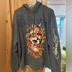 Ed Hardy Graphic Hoodie - XXL